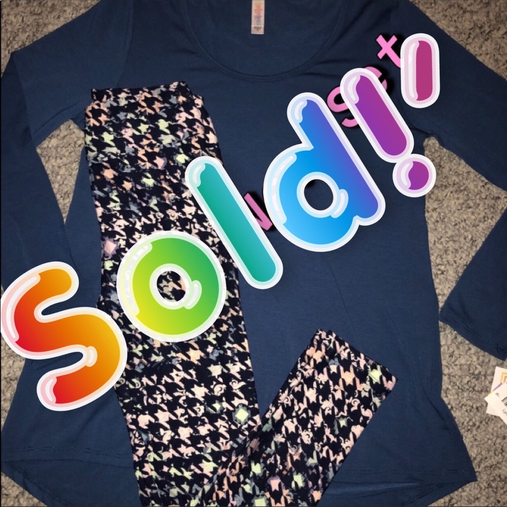 New Set Lularoe M Lynnae & OS Leggings